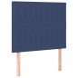 vidaXL Boxspringbett mit Matratze Blau 80x200 cm Stoff vidaXL Boxspringbett mit Matratze Blau 80x200 cm Stoff