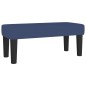 vidaXL Boxspringbett mit Matratze Blau 80x200 cm Stoff vidaXL Boxspringbett mit Matratze Blau 80x200 cm Stoff