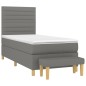 vidaXL Boxspringbett mit Matratze Dunkelgrau 80x200 cm Stoff vidaXL Boxspringbett mit Matratze Dunkelgrau 80x200 cm Stoff