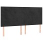 vidaXL Boxspringbett mit Matratze Schwarz 200x200 cm Samt vidaXL Boxspringbett mit Matratze Schwarz 200x200 cm Samt