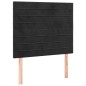 vidaXL Boxspringbett mit Matratze Schwarz 120x200 cm Samt vidaXL Boxspringbett mit Matratze Schwarz 120x200 cm Samt
