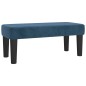 vidaXL Boxspringbett mit Matratze Dunkelblau 80x200 cm Samt vidaXL Boxspringbett mit Matratze Dunkelblau 80x200 cm Samt