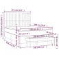 vidaXL Boxspringbett mit Matratze Hellgrau 140x190 cm Samt vidaXL Boxspringbett mit Matratze Hellgrau 140x190 cm Samt