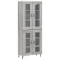 Highboard Grau Sonoma 69,5x34x180 cm Holzwerkstoff Highboard Grau Sonoma 69,5x34x180 cm Holzwerkstoff