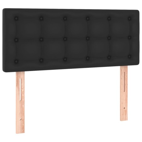 vidaXL Kopfteil Schwarz 80x5x78/88 cm Kunstleder