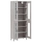 Highboard Grau Sonoma 69,5x34x180 cm Holzwerkstoff Highboard Grau Sonoma 69,5x34x180 cm Holzwerkstoff