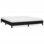 Bettgestell Schwarz 180×200 cm Stoff Bettgestell Schwarz 180×200 cm Stoff