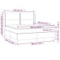vidaXL Boxspringbett mit Matratze & LED Schwarz 180x200 cm Kunstleder vidaXL Boxspringbett mit Matratze & LED Schwarz 180x200 cm Kunstleder