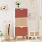 vidaXL Schuhschrank Weiß 52x25x120 cm Holzwerkstoff vidaXL Schuhschrank Weiß 52x25x120 cm Holzwerkstoff