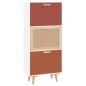 vidaXL Schuhschrank Weiß 52x25x120 cm Holzwerkstoff vidaXL Schuhschrank Weiß 52x25x120 cm Holzwerkstoff