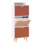 vidaXL Schuhschrank Weiß 52x25x120 cm Holzwerkstoff vidaXL Schuhschrank Weiß 52x25x120 cm Holzwerkstoff
