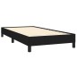 Bettgestell Schwarz 90x190 cm Stoff Bettgestell Schwarz 90x190 cm Stoff
