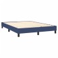 vidaXL Boxspringbett mit Matratze Blau 140x200 cm Stoff vidaXL Boxspringbett mit Matratze Blau 140x200 cm Stoff