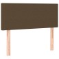 vidaXL Boxspringbett mit Matratze Dunkelbraun 120x200 cm Stoff vidaXL Boxspringbett mit Matratze Dunkelbraun 120x200 cm Stoff