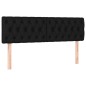 vidaXL Boxspringbett mit Matratze Schwarz 140x200 cm Stoff vidaXL Boxspringbett mit Matratze Schwarz 140x200 cm Stoff