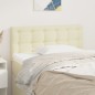 vidaXL Kopfteil Creme 100x5x78/88 cm Kunstleder vidaXL Kopfteil Creme 100x5x78/88 cm Kunstleder