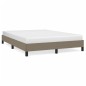 vidaXL Bettgestell Taupe 140x190 cm Stoff vidaXL Bettgestell Taupe 140x190 cm Stoff