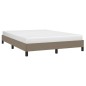 vidaXL Bettgestell Taupe 140x190 cm Stoff vidaXL Bettgestell Taupe 140x190 cm Stoff