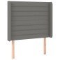 vidaXL Boxspringbett mit Matratze & LED Dunkelgrau 90x190 cm Stoff vidaXL Boxspringbett mit Matratze & LED Dunkelgrau 90x190 cm Stoff