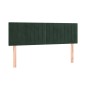 vidaXL Boxspringbett mit Matratze Dunkelgrün 140x190 cm Samt vidaXL Boxspringbett mit Matratze Dunkelgrün 140x190 cm Samt