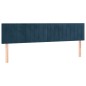 vidaXL Boxspringbett mit Matratze Dunkelblau 180x200 cm Samt vidaXL Boxspringbett mit Matratze Dunkelblau 180x200 cm Samt