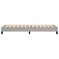 vidaXL Bettgestell Hellgrau 80x200 cm Stoff vidaXL Bettgestell Hellgrau 80x200 cm Stoff