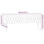 vidaXL Kopfteile 2 Stk. Hellgrau 100x7x78/88 cm Stoff vidaXL Kopfteile 2 Stk. Hellgrau 100x7x78/88 cm Stoff
