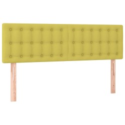 Kopfteile 2 Stk. Grün 72x5x78/88 cm Stoff