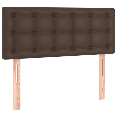 Kopfteil Braun 100x5x78/88 cm Kunstleder
