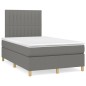 vidaXL Boxspringbett mit Matratze Dunkelgrau 120x200 cm Stoff vidaXL Boxspringbett mit Matratze Dunkelgrau 120x200 cm Stoff