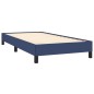 Bettgestell Blau 100x200 cm Stoff Bettgestell Blau 100x200 cm Stoff