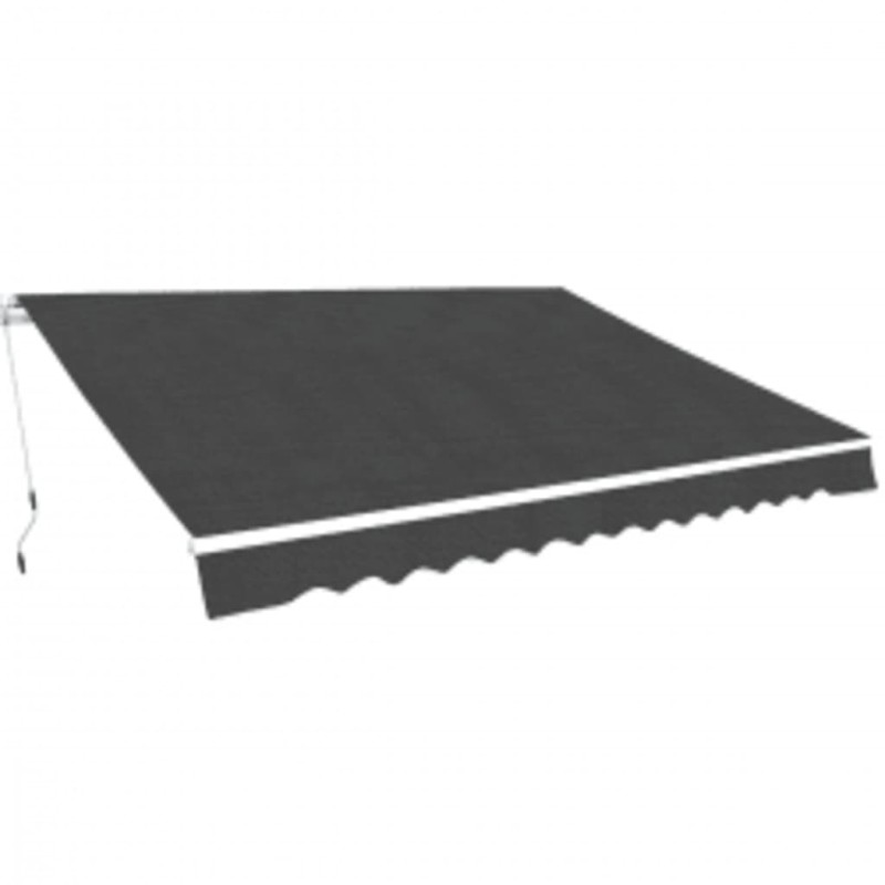 vidaXL Gelenkarmmarkise 600 cm Anthrazit vidaXL Gelenkarmmarkise 600 cm Anthrazit