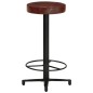 vidaXL Barhocker 2 Stk. 66 cm Echtleder vidaXL Barhocker 2 Stk. 66 cm Echtleder