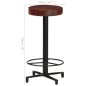 vidaXL Barhocker 2 Stk. 66 cm Echtleder vidaXL Barhocker 2 Stk. 66 cm Echtleder