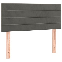 vidaXL Kopfteil Dunkelgrau 90x5x78/88 cm Samt