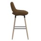 vidaXL Barhocker Braun Stoff vidaXL Barhocker Braun Stoff