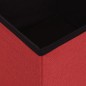 vidaXL Hocker mit Stauraum Weinrot Leinenoptik vidaXL Hocker mit Stauraum Weinrot Leinenoptik