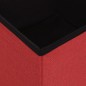 vidaXL Hocker mit Stauraum 2 Stk. Weinrot Leinenoptik vidaXL Hocker mit Stauraum 2 Stk. Weinrot Leinenoptik