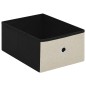 vidaXL Faltbare Sitzbank mit Stauraum Creme 76x38x38 cm Leinenoptik vidaXL Faltbare Sitzbank mit Stauraum Creme 76x38x38 cm Leinenoptik