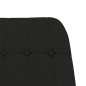 vidaXL Schaukelstuhl Schwarz Stoff vidaXL Schaukelstuhl Schwarz Stoff