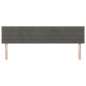 vidaXL Kopfteile 2 Stk. Dunkelgrau 80x5x78/88 cm Samt vidaXL Kopfteile 2 Stk. Dunkelgrau 80x5x78/88 cm Samt