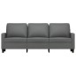 vidaXL 3-Sitzer-Sofa Dunkelgrau 180 cm Stoff vidaXL 3-Sitzer-Sofa Dunkelgrau 180 cm Stoff