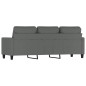 vidaXL 3-Sitzer-Sofa Dunkelgrau 180 cm Stoff vidaXL 3-Sitzer-Sofa Dunkelgrau 180 cm Stoff