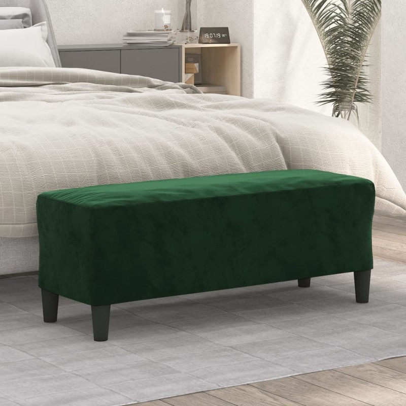 vidaXL Sitzbank Dunkelgrün 100x35x41 cm Samt vidaXL Sitzbank Dunkelgrün 100x35x41 cm Samt