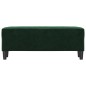 vidaXL Sitzbank Dunkelgrün 100x35x41 cm Samt vidaXL Sitzbank Dunkelgrün 100x35x41 cm Samt