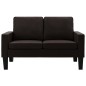vidaXL 2-Sitzer-Sofa Braun Kunstleder vidaXL 2-Sitzer-Sofa Braun Kunstleder