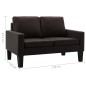 vidaXL 2-Sitzer-Sofa Braun Kunstleder vidaXL 2-Sitzer-Sofa Braun Kunstleder