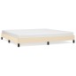 vidaXL Bettgestell Creme 200x200 cm Stoff vidaXL Bettgestell Creme 200x200 cm Stoff