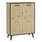 FMD Schuhschrank mit 5 Fächern 68,5x33x93,5 cm Artisan-Eiche FMD Schuhschrank mit 5 Fächern 68,5x33x93,5 cm Artisan-Eiche