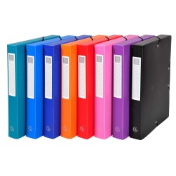 Exacompta Sammelbox mit Gummizug Exabox 8 Stk. A4 40 mm PP